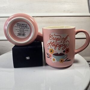 Set of 2 Pink Opalhouse Stoneware Mug